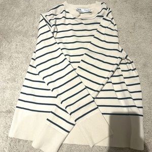Zara knit striped sweater